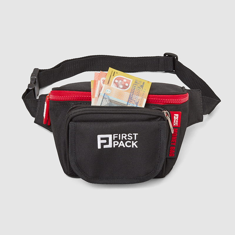 First Pack money bags